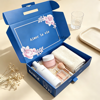Boîte d'emballage cosmétique pliable, résistante aux chocs, en carton ondulé, écologique, recyclable, imprimée sur mesure, pour les produits de beauté des cils