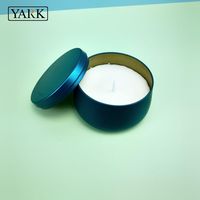 Bougie vide personnalisée en Offre Spéciale boîte en métal de luxe cadeau de mariage boîte en fer blanc pour l'emballage de bougie