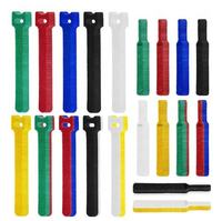 Attaches de câbles en nylon, boucles auto-agrippantes, durables, réglables, flexibles, colorées, auto-agrippantes, 38 mm