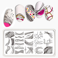 Nouveaux ongles estampage plaques papillon Design Floral feuille chat flocons de neige français dentelle Nail Art timbre pochoir impression modèle outils
