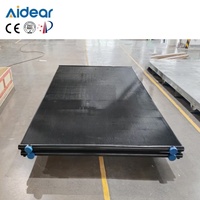 Échangeur de chaleur à microcanaux en aluminium avec revêtement électrophoretique noir pour unité de toit HVAC, bobine de condenseur