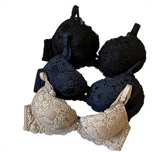 Women Seamless Wire Free Full Cup Bra Solid Color Knitted Spandex Nylon Basic Style All Seasons Machine Washable - Product Image 6