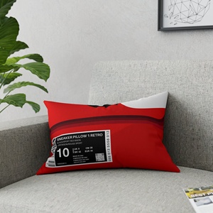 Taie d'oreiller personnalisée pour baskets Hypebeast Home Decor Coussins Boîte à chaussures Étiquette inspirée Housse de coussin pour baskets - Product Image 2