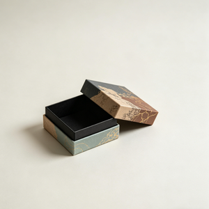 <strong>Vintage</strong> Geometric and Floral Patterned Rigid Paper <strong>Boxes</strong> Premium Printed Cardboard Packaging for Shoes <strong>Clothes</strong> and Organizing - Product Image 4