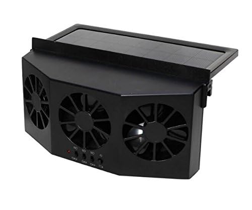 Ventilateur Solaire Pour Voiture - 16x10cm, 5000 Tr/min - Extraction Air, Rafraîchissement Auto, SUV, Camping-Car
