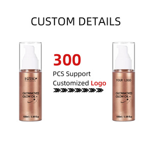 100 मिलीलीटर कार्बनिक हाइलूरोनिक एसिड शरीर शिमर तेल मॉइस्चराइजिंग ग्लिटर जलरोधी चमकदार जलरोधक चमकदार चमक ब्रोंज़र - Product Image 6