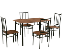 Ensemble de table à manger en MDF, modèles variés, pour la salle à manger à domicile, référence DS-031, en promotion, prix abordable