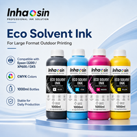 Tinta Eco Solvente para Impresoras de Formato Ancho Galaxy, Skycolor y Allwin, 1L CMYK, Suministro de Impresión para Pancartas de Vinilo, Colores Vívidos