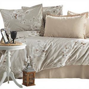 Juego de Edredón de Lujo Moderno, Sólido, para Todas las Estaciones, de 8 Piezas, de Algodón, Tamaño King, 260x240 cm, Beige, 400 Hilos, Antibacteriano, Calefactable - Product Image 1