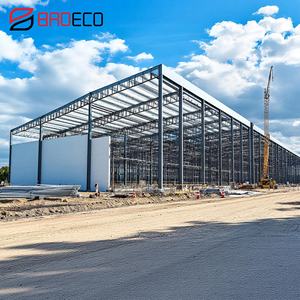 Bâtiment préfabriqué en structure métallique à grande portée, usines, entrepôts, ateliers, fabricant chinois à vendre - Product Image 1