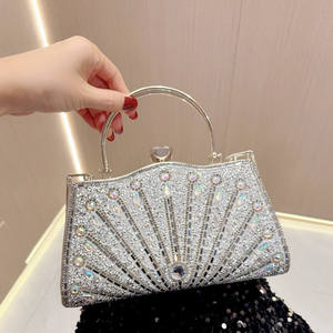 Bolsos de noche de lujo para mujer, bolsos de mano con pedrería y cadenas metálicas, bolsos de mano para bodas, bolsos cruzados de novia, bolsos tote. - Product Image 2