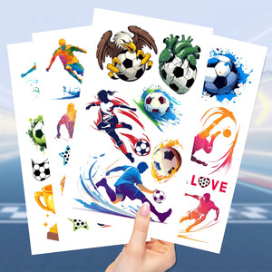 Pegatinas Faciales de Recuerdo de <span class=keywords><strong>la</strong></span> Copa Mundial de Fútbol 2026 de EE. UU., Canadá y México, Pegatinas de Plástico para Fiestas para Aficionados al Fútbol - Product Image 3