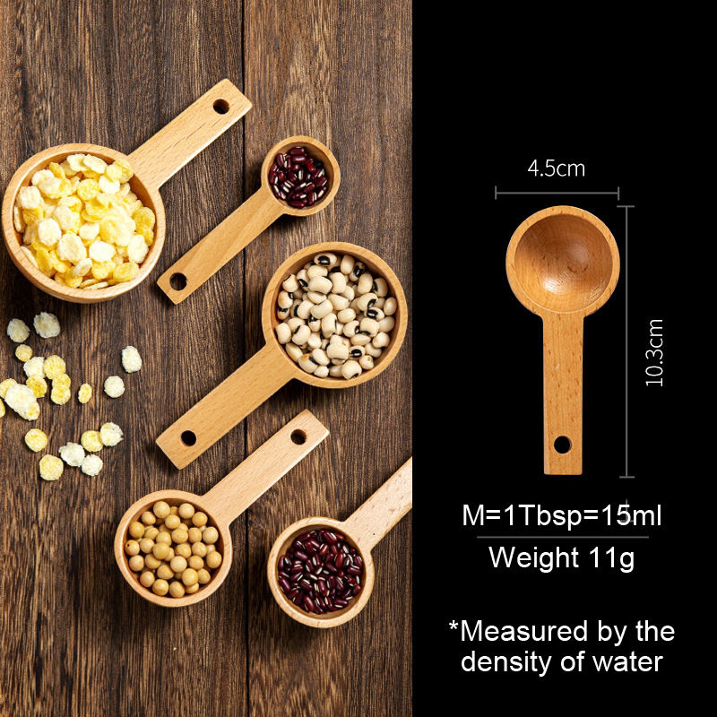 beech wood flat handle 15ml