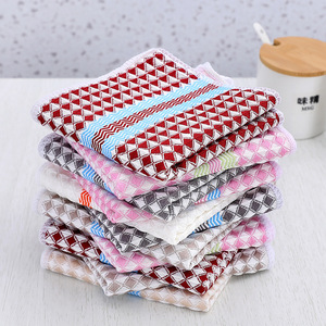 Serviette de vaisselle à motif d'eau gaufrée épaissie en gros, tissu en fil de coton absorbant dégraissant à l'huile antiadhésif <span class=keywords><strong>pour</strong></span> la <span class=keywords><strong>cuisine</strong></span> - Product Image 2