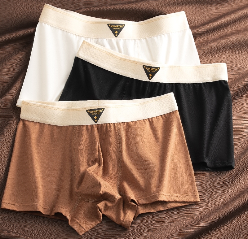 Men s Cotton Waistband Underpants Breathable