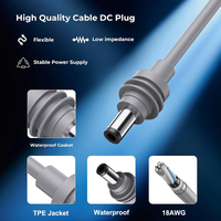 Câble d'alimentation 12V Starlink Mini, prise allume-cigare de voiture vers câble DC 5.5 2.1 pour StarlinkMini