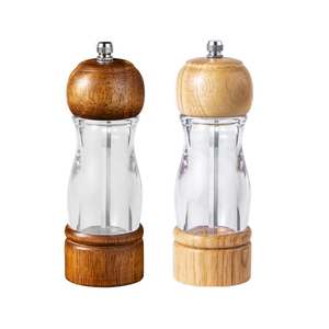 1 pièce, moulin à épices en bois de 6 pouces, <span class=keywords><strong>design</strong></span> créatif, dernier cri, populaire, pour poivre et sel, produit phare des fabricants - Product Image 2