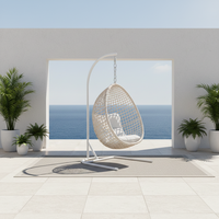 Vente chaude nouvelle aire de loisirs en plein air hamac adulte chaise suspendue avec des coussinets épais