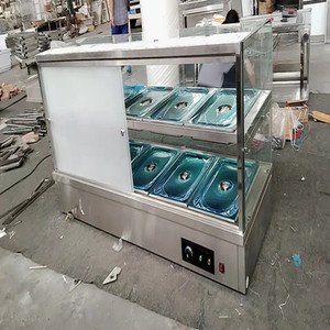 ตู้โชว์อุ่นอาหาร2ชั้นแบบ <span class=keywords><strong>BMS</strong></span>-5G-10pans กระจกโค้งพร้อมประตูบานเลื่อนด้านหลัง - Product Image 6