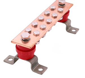 Barres omnibus en cuivre neutre à prix avantageux pour la distribution d'énergie électrique, haute conductivité, connexion aux appareils de mise à la terre - Product Image 6