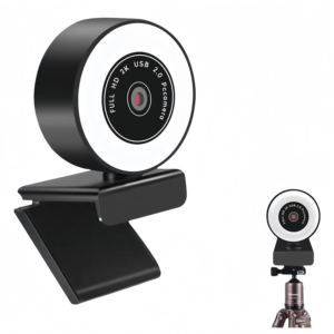 Webcam multifonctionnelle 1080P |   Lumière de beauté + réduction du bruit, pour les appels vidéo et les réunions - Product Image 6