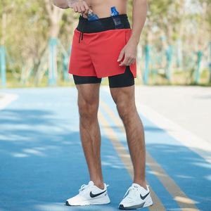 Pantalones Cortos Deportivos de Verano para Hombre, de Secado Rápido, Transpirables, de Doble Capa, con Cordón Ajustable en la Cintura, 100% Poliéster - Product Image 5