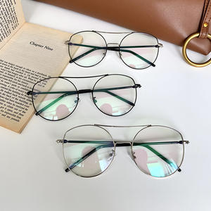 Montures de lunettes ovales Me11 2503 unisexes, monture complète, verres en acrylique, anti-UV, anti-lumière bleue, anti-reflets, origine Taizhou - Product Image 1