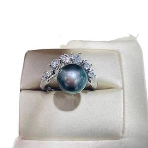 ที่ใส่เครื่องประดับเงิน 10659DIY ตัวเรือนเงินแท้ S925 สำหรับใส่แหวนเปล่า แหวนลูกปัดหลายเม็ด ขนาด 5-6 มม. อุปกรณ์ทำเครื่องประดับมุก แหวนเพชร - Product Image 5