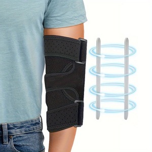 Nefes Alabilen Çıkarılabilir Destekleyici Dirsek Koruyucu Dirsek Bandajı Ters Çekme Sporları için Kapsamlı Kol Desteği - Product Image 1