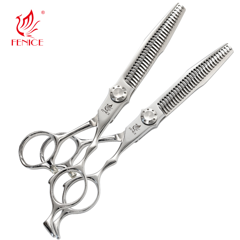 Fenice VG10 En Acier Inoxydable 6 Pouces Coiffure Dents Cisailles Ciseaux à Amincir les Cheveux