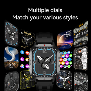 H11 2.01 "TFT Siêu HD Đầy Đủ Màn Hình Cảm Ứng 3D Chuyển tiếp Smartwatches Đèn Pin Đa-Chức Năng Thông Minh Xem Heart Rate Giám Sát - Product Image 5