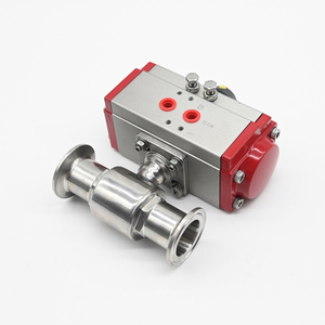 JTAIV OEM - Válvula de Bola Sanitaria Neumática Personalizable de Acero Inoxidable de Grado Alimenticio con Sellado de PTFE para Agua, Aceite y Gas, de Instalación Rápida - Product Image 1