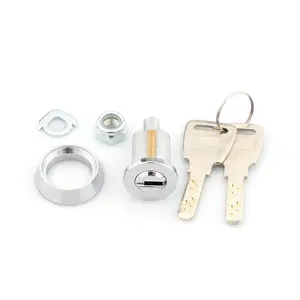 Materiale di rame ad alta sicurezza JK531 serratura del distributore automatico serratura della camma della chiave della fossetta per l'armadio in metallo