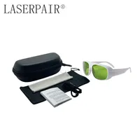 Lunettes de sécurité laser professionnelles 200-460nm OD6+ & 800-1095nm OD7+ EN207 pour machine laser bleue et proche infrarouge