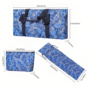 3 Pcs Empty <b>Mahjong</b> Bag, Travel-Friendly American <b>Mahjong</b> <b>Set</b> Bag with Tiles Bag and Racks & Pushers Bag <b>Mahjong</b> Tile <b>Set</b> Bag - Product Image 4