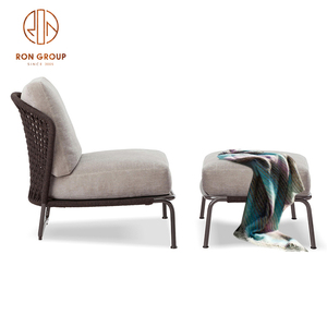 Plage piscine météo jardin soleil transat patio daybed balcon lit salon rotin chaise hôtel Club chaise simple à empiler - Product Image 2