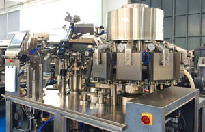 Machine d'emballage automatique rotative continue <span class=keywords><strong>sous</strong></span> <span class=keywords><strong>vide</strong></span> LINPACK pour sachets préformés, idéale pour les saucisses et les noix - Product Image 2