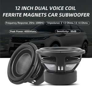 Haut-parleur de basse pour voiture Zeming, compétition, subwoofer RMS 1500W, haut-parleur robuste, 12 pouces, 3000W de pointe, SPL, subwoofer pour voiture - Product Image 2
