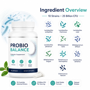 Suppléments de probiotiques lyophilisés Lactobacillus Salivarius Bifidobacterium Lactis-Promouvoir la digestion Améliorer la santé Antioxydant - Product Image 4