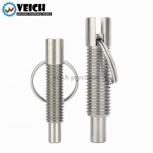 Veich Tất Cả Thép Không Gỉ Tự Khóa Kéo Vòng Chỉ Số Pít tông Tay Có Thể Thu Vào Mùa Xuân Được Làm Bằng Vật Liệu Kẽm Bền - Product Image 1