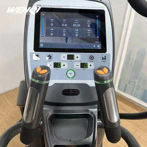 <span class=keywords><strong>Máquina</strong></span> de subir <span class=keywords><strong>escaleras</strong></span> hidráulica con peldaños giratorios, sensor de frecuencia cardíaca y consola digital para uso comercial en gimnasios. - Product Image 4