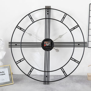 <span class=keywords><strong>Horloge</strong></span> <span class=keywords><strong>murale</strong></span> en métal moderne nordique de 60cm en gros aiguille créative face unique pour la maison salon étude pour la maison moderne nordique - Product Image 5