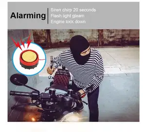 Wholesale Anti-Theft Motorcycle Security Alarm System Remote Control Scooter Motorbike Bike Moto Motor Alarm System