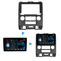 Cadre stéréo de voiture Android, système de musique, Radios, lecteur vidéo, cadre Fascia pour Ford Escape 2008-2012, cadre de moniteur de voiture