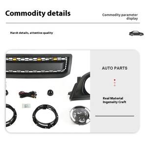 Kits de conversión de kit de carrocería de actualización de rejilla Compatible con red de faro para <span class=keywords><strong>Land</strong></span> <span class=keywords><strong>Cruiser</strong></span> Prado LC120 FJ120 2003-2009 - Product Image 6