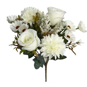 Flores Artificiales de Hortensia de Otoño en Oferta, Ramos de Boda al por Mayor, Ramos de Novia de Peonía, Pequeños Ramos - Product Image 5