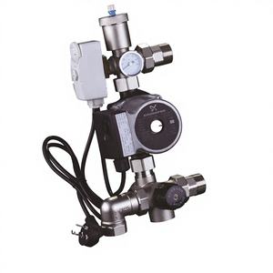 Système de chauffage par le sol moderne avec cartouche thermostatique pour collecteur de pompe à chaleur - Product Image 1