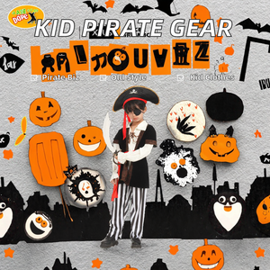 Bambini Halloween Costume pirata stile Vintage TV & film cappello e Top Set - Product Image 2