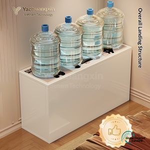 Boîte de rangement en plastique avec motif chat, couvercle, rectangulaire, capacité moyenne, à poser au sol, organisateur minimaliste pour la maison - Product Image 6