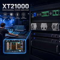 Amplificateur de puissance numérique 2x1000W, double canal, amplificateur audio professionnel pour DJ, enceintes PA, caissons de basses et système de sonorisation en direct